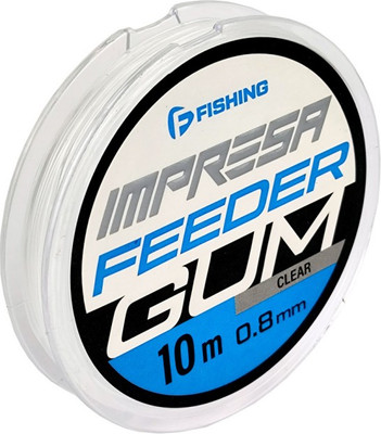 Амортизатор рыболовный F-Fishing Feeder Gum Impresa 10м d0.8мм / FFGI10-080