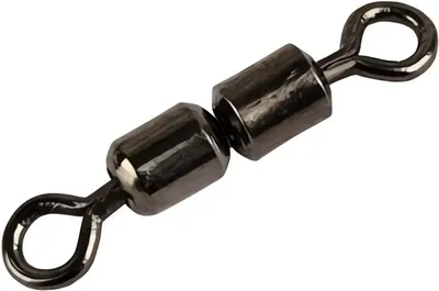 Набор вертлюгов рыболовных RUZZA High Speed Double Rolling Swivel Black №10 / RHSDRSB10-10 (10шт)
