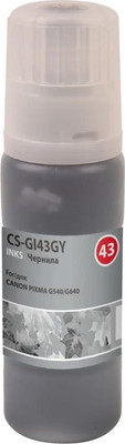Контейнер с чернилами Cactus CS-GI43GY GI-43 (серый)