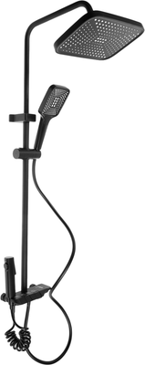 Душевая система со смесителем ZEIN Z3684 / 9931954 (черный)