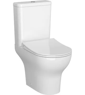 Унитаз напольный VitrA Zentrum / 9824B003-7219 (с сиденьем)