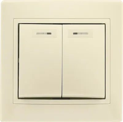 Выключатель SmartBuy Венера / SBE-01i-10-SW2-1-c (бежевый)