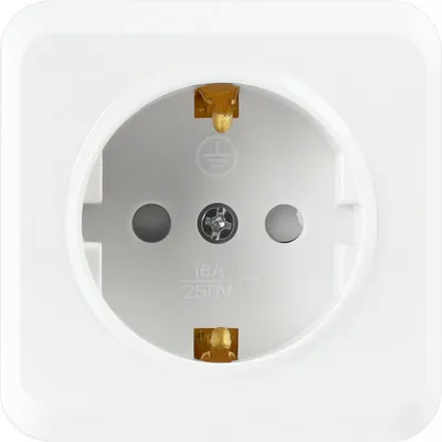 Розетка SmartBuy Юпитер / SBE-03w-16-S1-1Z (белый)