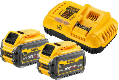 Зарядное устройство для электроинструмента DeWalt DCB118 + аккумуляторы / DCB118T2