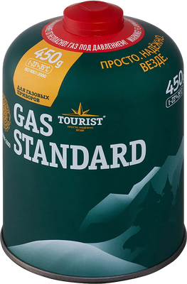 Газовый баллон туристический Tourist Standard TBR-450 (50шт)