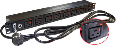 Распределитель питания Lanmaster TWT-PDU-16A8C9L-3.0