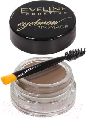 Помада для бровей Eveline Cosmetics Eyebrow Pomade тон Soft Brown (4г)