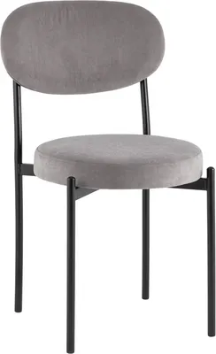 Стул Stool Group  Бриф Original N / SG003-bmm-C082 (велюр серый)