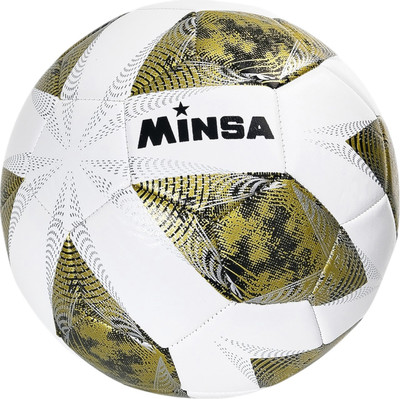 Футбольный мяч Minsa 10971377 (р.5, золотистый)