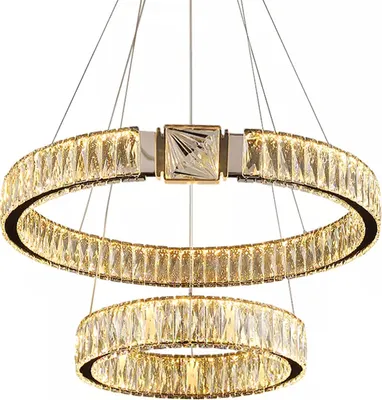 Потолочный светильник DeLight Collection D8010P/2R/D600+400 (золото)