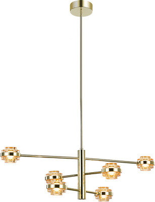 Люстра DeLight Collection Indiana / MX22030002-6A (золото/шампаль)