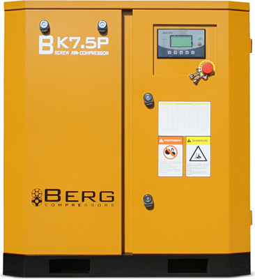 Винтовой компрессор BERG ВК-7.5Р (10 бар, IP55)