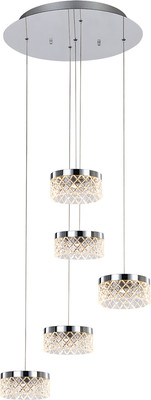 Люстра DeLight Collection Diamond cut MD21020075-5A (хром)