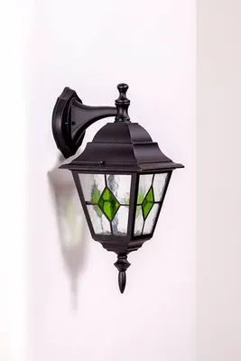Бра уличное Oasis Light Quadro M lead Glass 79902MlgG Bl