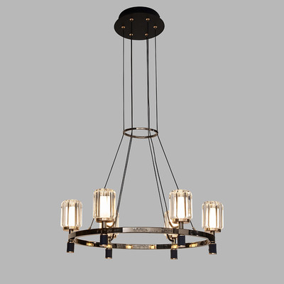Люстра DeLight Collection P0738-6A (gold/pearl black)