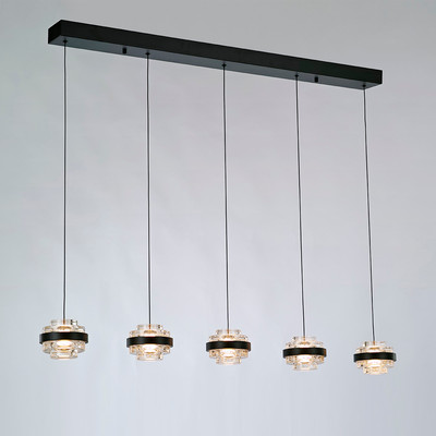 Люстра DeLight Collection Indiana MD22030002-5B (black/clear)