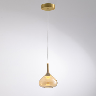 Потолочный светильник DeLight Collection MD25001005-1A (brass/amber)
