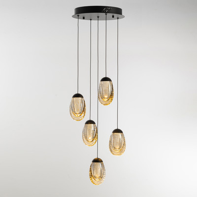 Люстра DeLight Collection MD25090022-5A (matt black/champagne)
