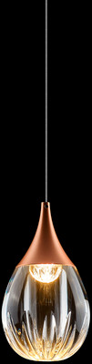 Потолочный светильник DeLight Collection Stilla MD24001004-1A (copper/clear)