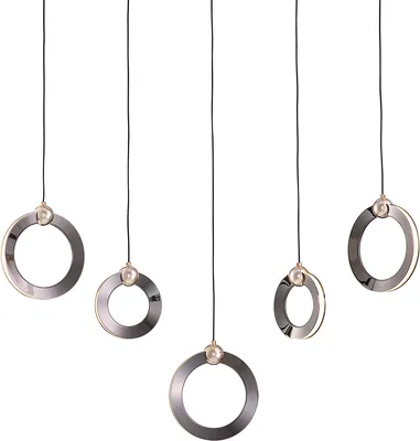 Люстра DeLight Collection P0675-5B (pearl black)