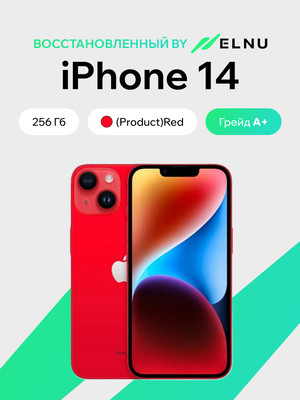 Смартфон восстановленный Apple iPhone 14 256GB ELNU грейд A+ PRODUCT (красный)