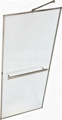 Душевая стенка MaybahGlass 89x195 / MGD-870-5 (прозрачное стекло/хром матовый)