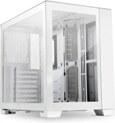 Корпус для компьютера Lian Li O11 Dynamic Mini / G99.O11DMI-S.00 (без БП, белый)