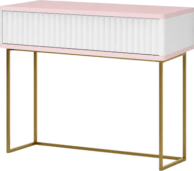 Туалетный столик Shtabe Royal 5015 эко (зефир/золото)