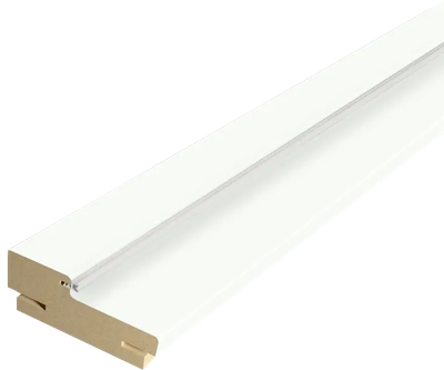 Коробка Velldoris Эмалюкс телескопическая 74х32х2100 / VD1310852 (белый опал)