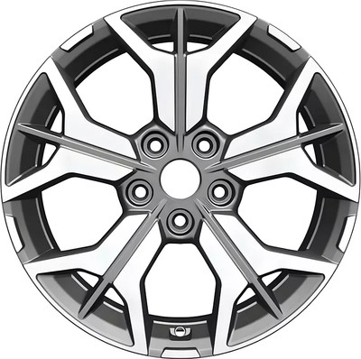 Литой диск Khomen KHW1715 Tucson/Sportage 17x7" 5x114.3мм DIA 67.1мм ET 43.5мм (Gray FP)