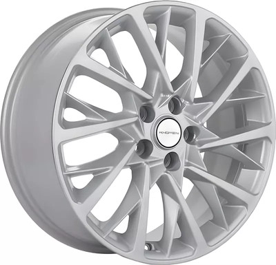 Литой диск Khomen KHW1804 Chery Tiggo 3/Pro 18x7.5" 5x108мм DIA 60.1мм ET 45мм (F-Silver)