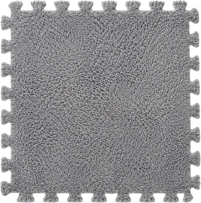 Коврик Kovrikbel Пазл мягкий (30x30, серый)