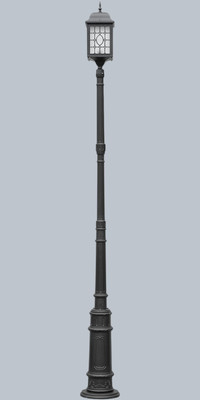 Фонарь уличный Oasis Light London L 64810L/E7 Bl