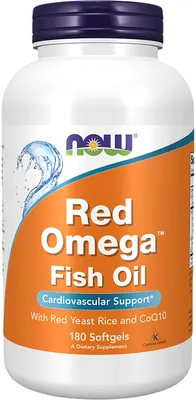 Жирные кислоты NOW Red Omega (180 капсул)