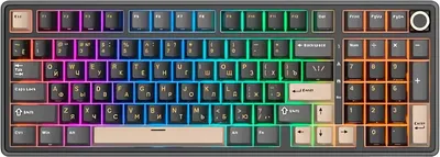 Клавиатура Royal Kludge RK R98 Pro Phantom (Beige Switch)