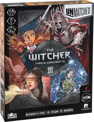 Настольная игра GaGa Unmatched. The Witcher. Гибель королевств / GG665