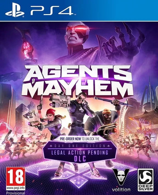 Игра для игровой консоли PlayStation 4 Agents of Mayhem Day One Edition (EU pack, RU subtitles)