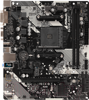 Материнская плата AsRock B450M-HDV R4.0