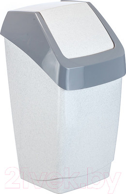 Мусорное ведро Idea Хапс / М2471 (15л, мраморный)