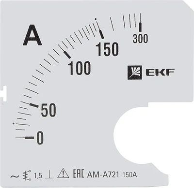 Шкала для амперметра EKF PROxima s-a721-150