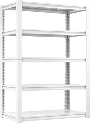 Стеллаж металлический Modular Shelving 90x40x182 / 9040182/5WHS