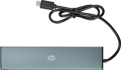 USB-хаб Digma HUB-7U3.0-UC-G (серый)
