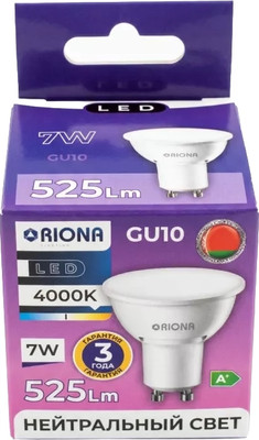Лампа RIONA LED MR16 7W 4000K GU10