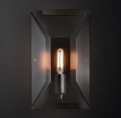 Бра DeLight Collection Harlow Crystal / KR0354W-1A (черный/прозрачный)