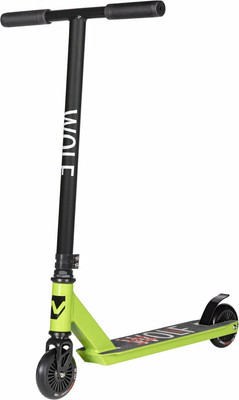 Самокат детский Novatrack Wolf JR / 100P.WOLFJR.GN26 (зеленый)