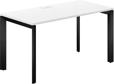 Письменный стол Norden 140х70х75 / PR.205.WH.P59.BL (черный/белый)