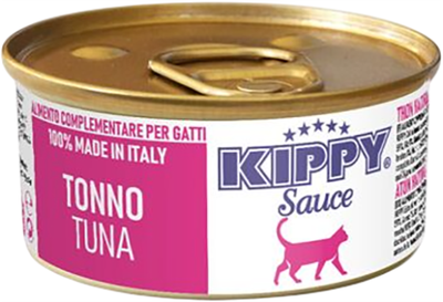 Влажный корм для кошек Kippy Филе тунца в соусе (70г)