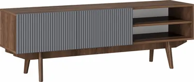 Тумба Олмеко ТВ Мока 1450 116.05 (дуб кальяри/белый/ПВХ графит/Masa Decor дуб катания)