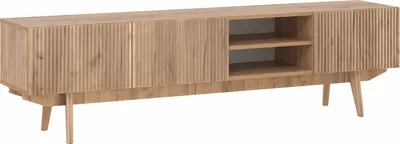 Тумба Олмеко ТВ Мока 1780 116.06 (дуб золотой/белый/ПВХ дуб золотой/Masa Decor дуб золотой)