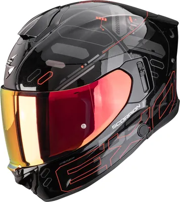 Мотошлем Scorpion Exo EXO-530 Air Fond (L, черный/красный)